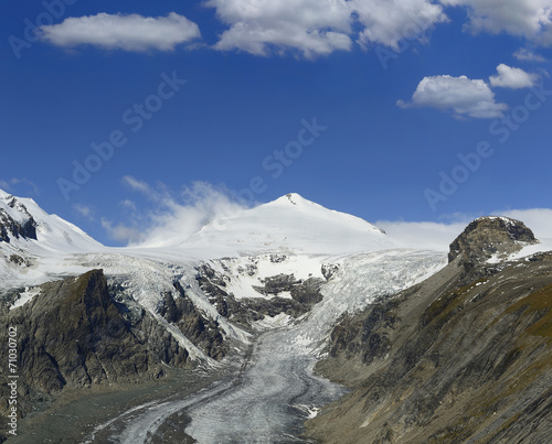 Glacier Pasterzen, Grossglockner masiv mountain, Hohe Tauern photo