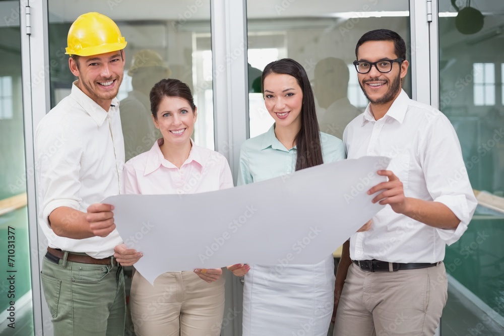 Casual architecture team working together Casual architecture team working together