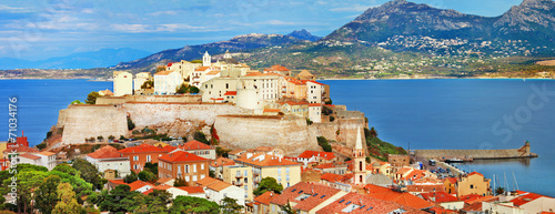panoramic view of Calvi , Corsica photo