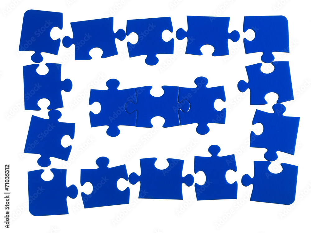 Naklejka premium Jigsaw Puzzle
