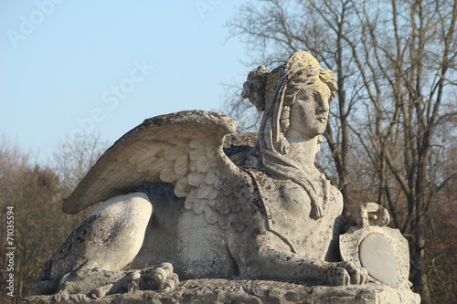 Sculpture de sphinx,Domaine de Chantilly