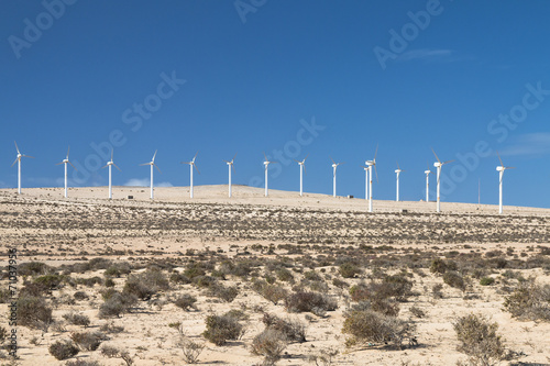 Wind Turbines in Jandia, Fuerteventura