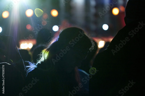 Crowd at concert