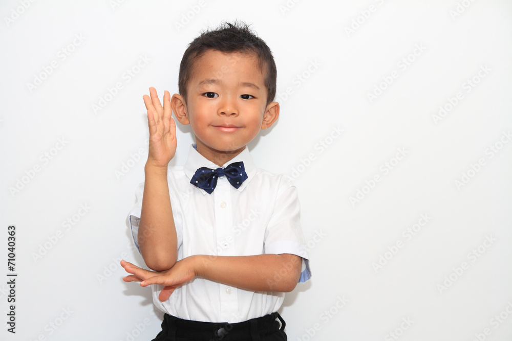 幼児(4歳児)の笑顔 幼児(4歳児)の笑顔