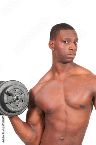 Man Lifting Weight