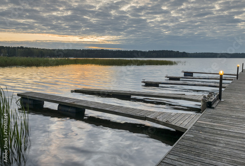 Wallpaper Mural Lake of Lilaste at dawn Torontodigital.ca