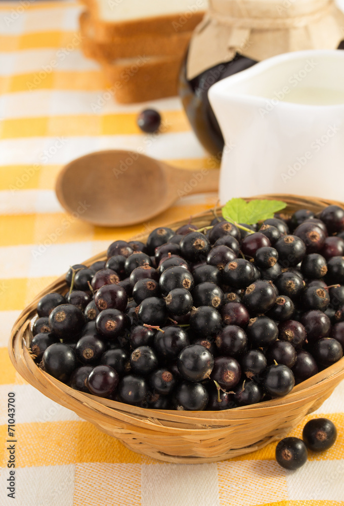 black currants in bowl black currants in bowl