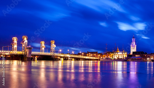 Kampen City Blue Hour