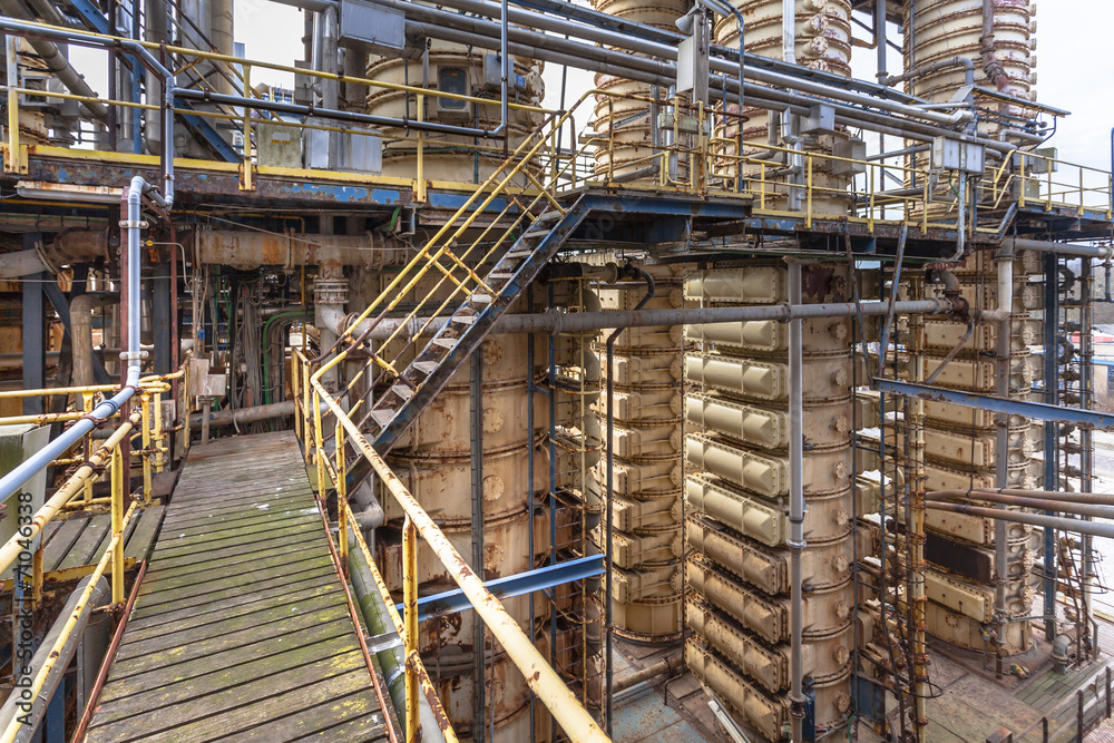 Condensation Tower in a sodium carbonate Plant