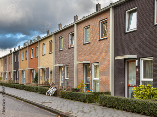 Fototapeta Naklejka Na Ścianę i Meble -  Middle Class Row Houses