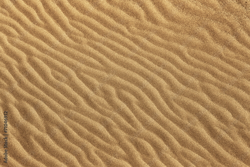 Golden fine grain beach sand wavy texture. Beach sand backdrop. Golden fine grain beach sand wavy texture. Beach sand backdrop.