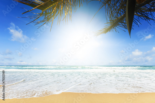 Fototapeta Naklejka Na Ścianę i Meble -  Perfect tropical beach