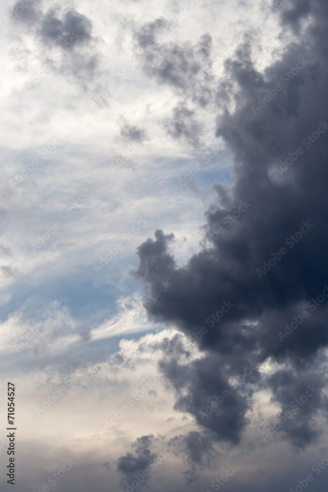 clouds after a thunderstorm clouds after a thunderstorm