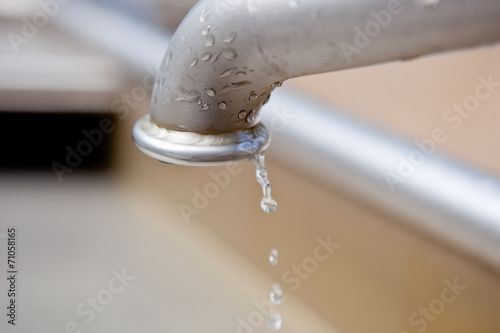 Metal clean water tap