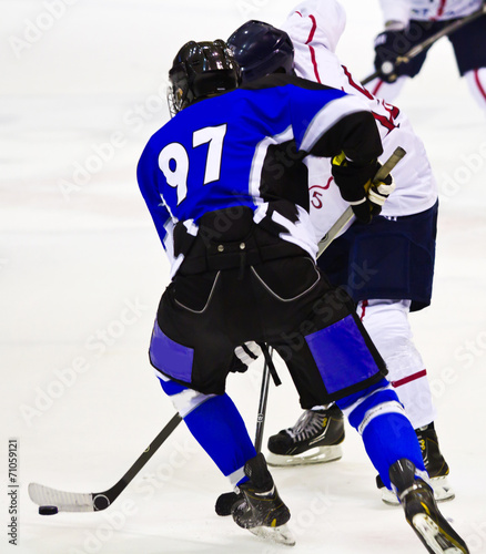 Photography ice hockey players