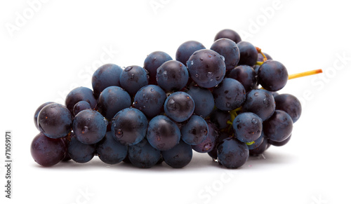 dark grapes isolated