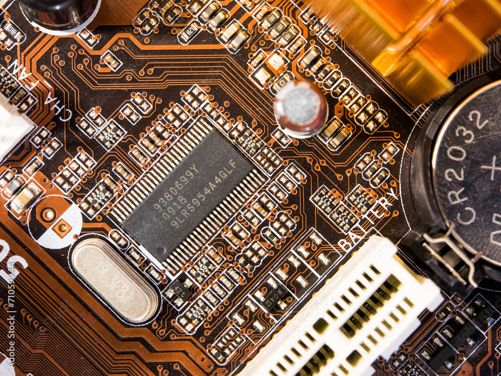 Chip on mainboard Chip on mainboard