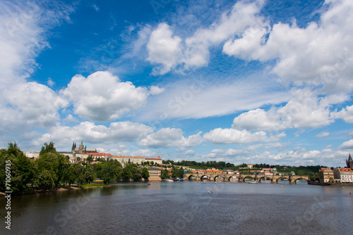 View of Vltava river in Prague © Elnur