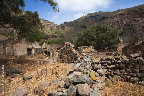 Gran Canaria, Caldera de Bandama, abandoned farm