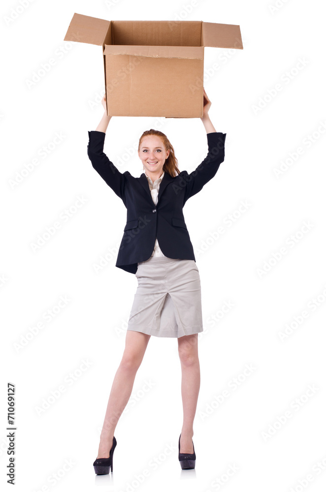 Woman businesswoman in business concept