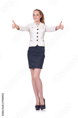 Woman businesswoman in business concept