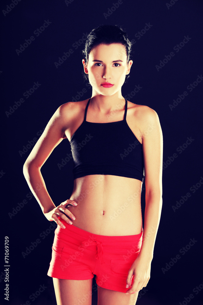 Obraz premium Attractive fitness woman