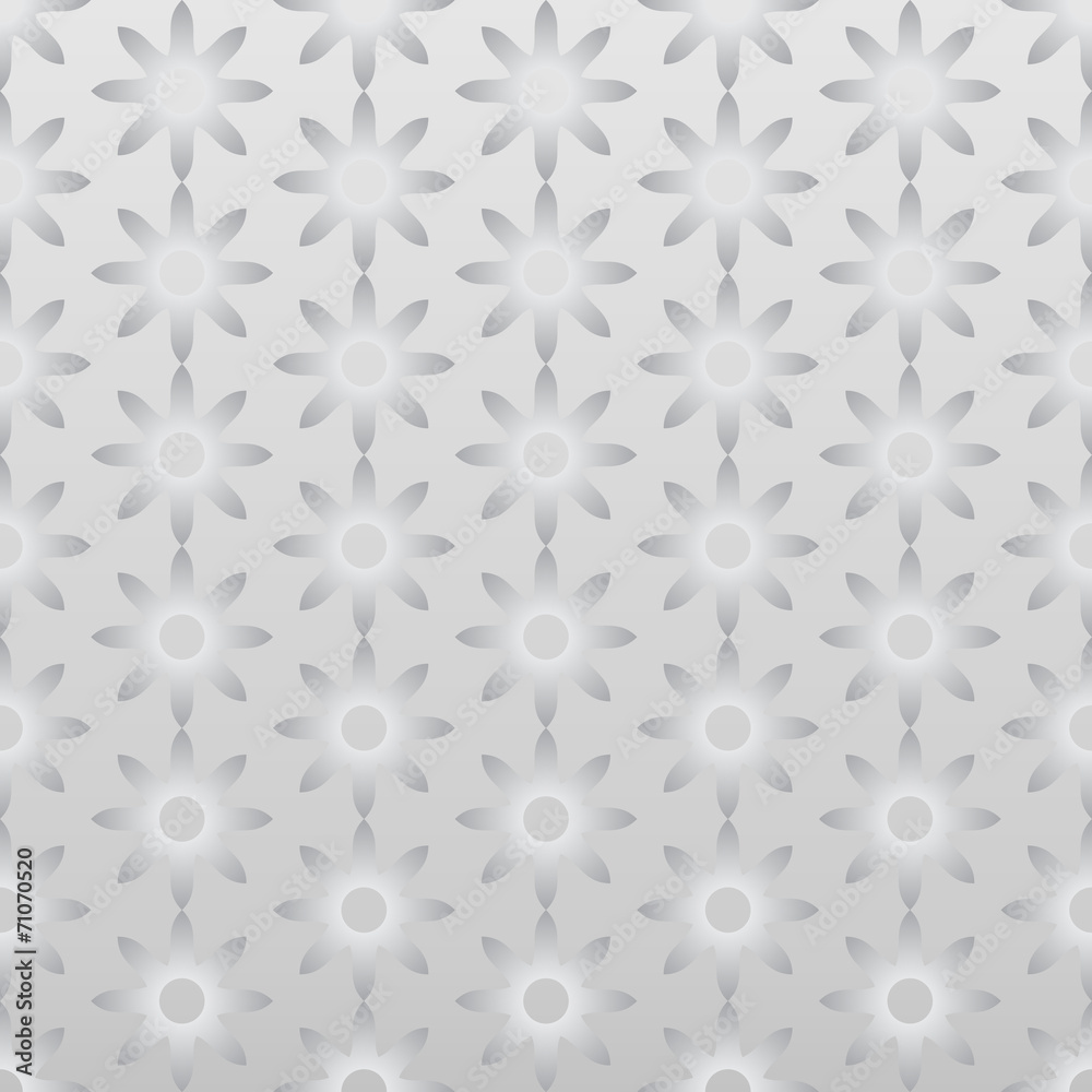 Silver Retro Dry Flower Pattern on Pastel Color Silver Retro Dry Flower Pattern on Pastel Color