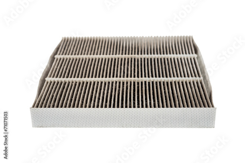 dirty car aircondition filter