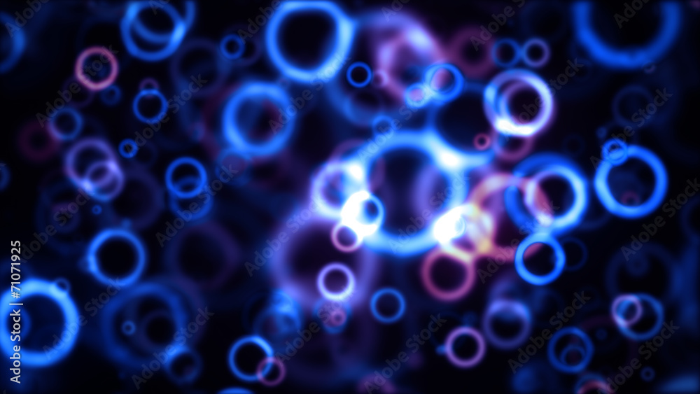 Blue Defocused Circles Blue Defocused Circles