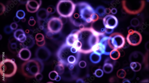 Purple Defocused Circles