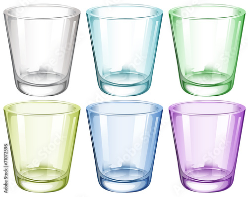 Six glasses