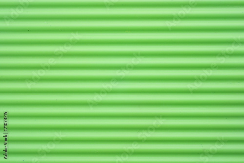 Green plastic stripes