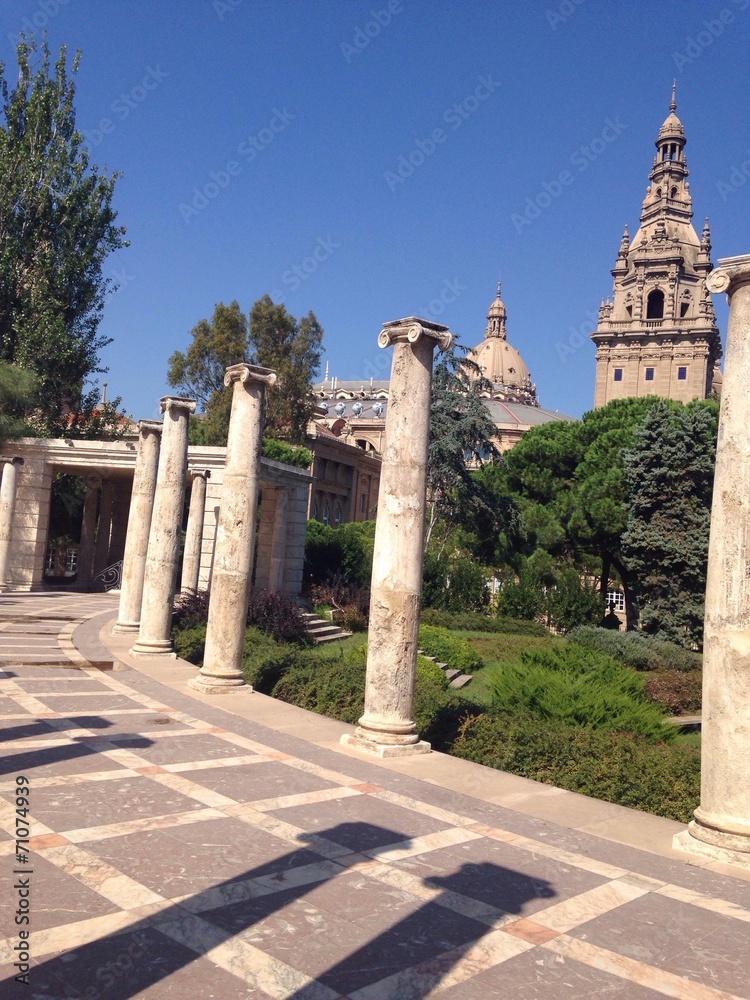 Fototapeta premium Jardins de Joan Maragall sants montjuig