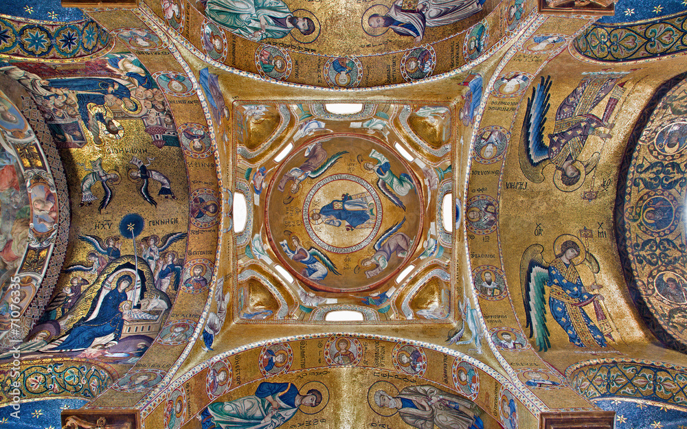 Palermo - mosaic from Church of Santa Maria dell' Ammiraglio