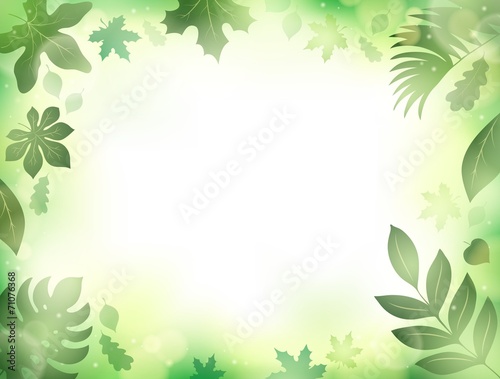 Leaves theme background 2