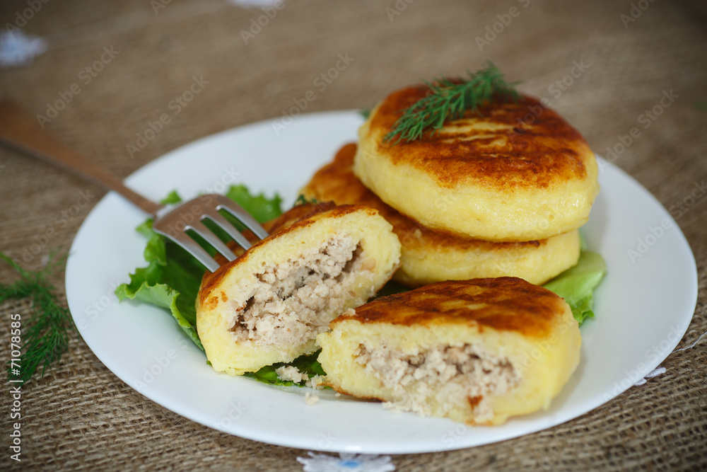 Potato cakes with meat Potato cakes with meat