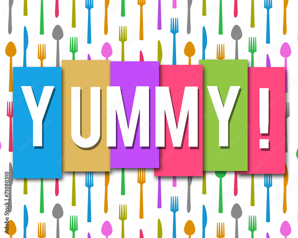 Yummy Stock-Illustration | Adobe Stock
