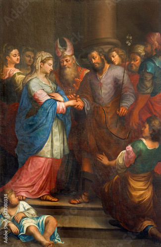 Fotografie Padua - Espousals of Virgin Mary and st. Joseph in Dom