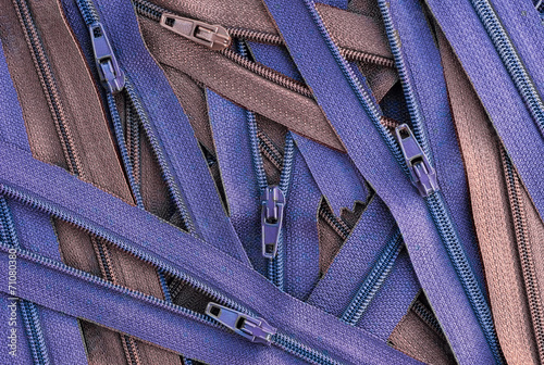 pile of zippers