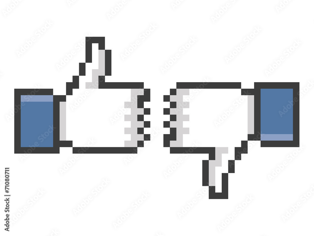 Like and dislike symbols Like and dislike symbols