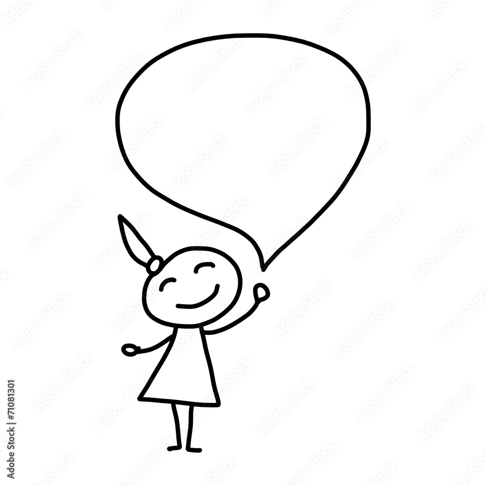 hand drawing cartoon concept happy people discuss business plan hand drawing cartoon concept happy people discuss business plan