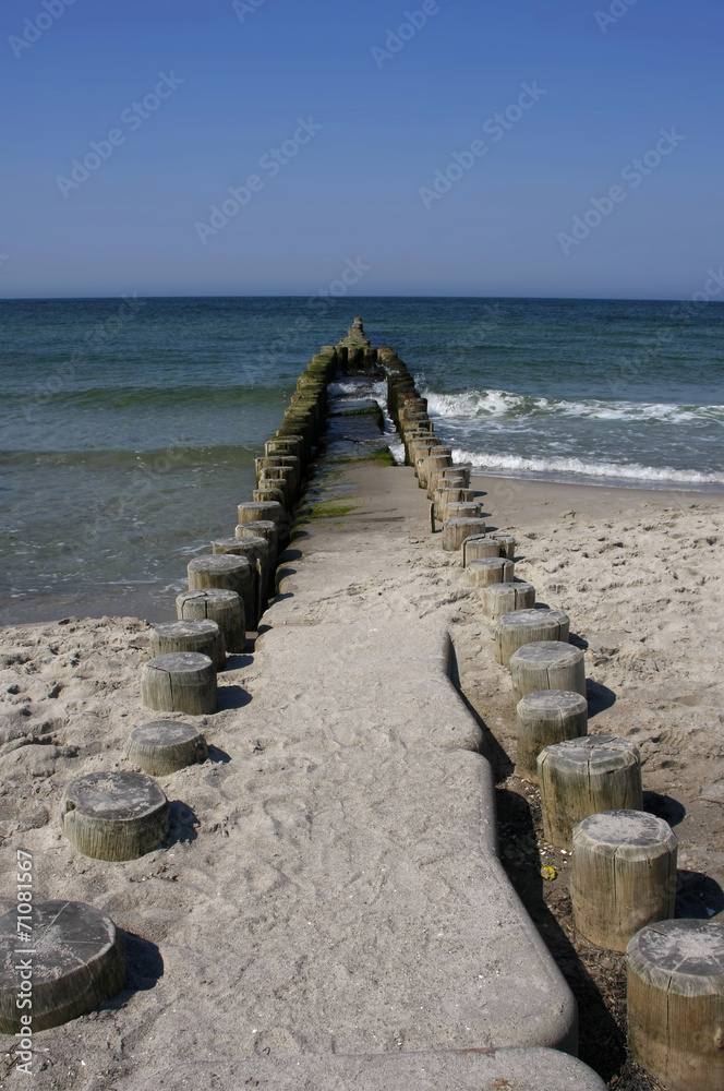 Fototapeta premium Strand an der Ostsee