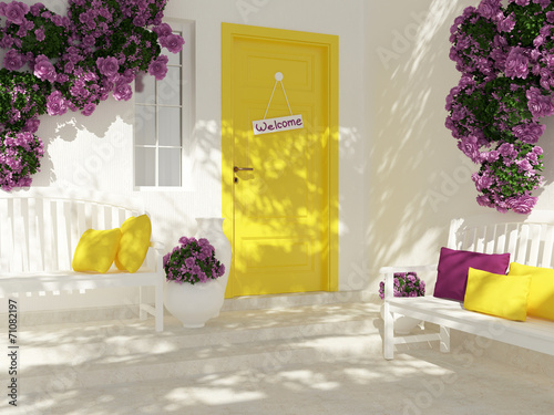 Entrance of a house.