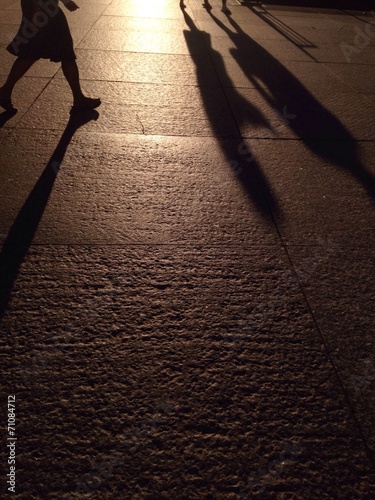 Wallpaper Mural sunset shadows Torontodigital.ca