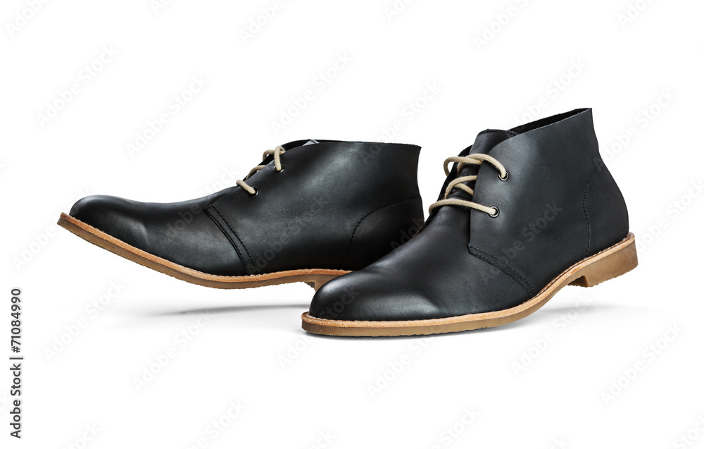 Leather shoes isolated on white background Leather shoes isolated on white background