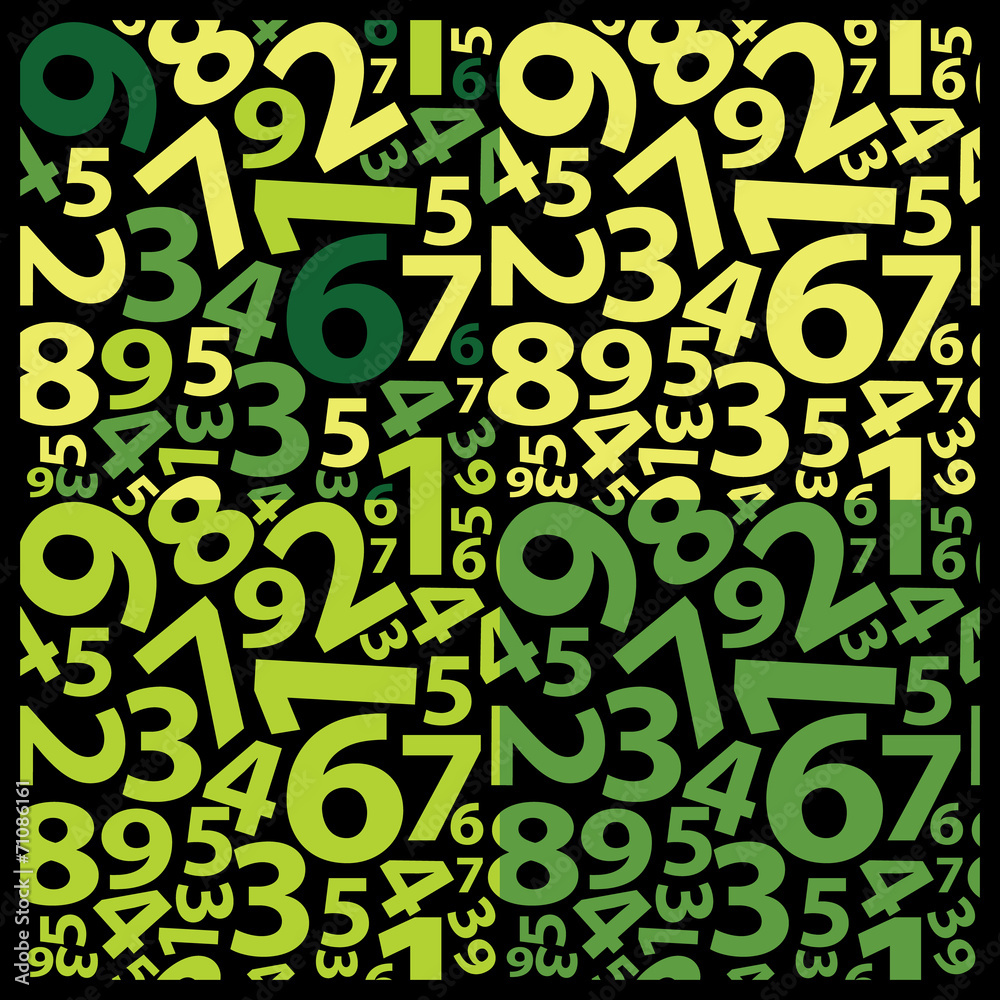 Background With Numbers Background With Numbers