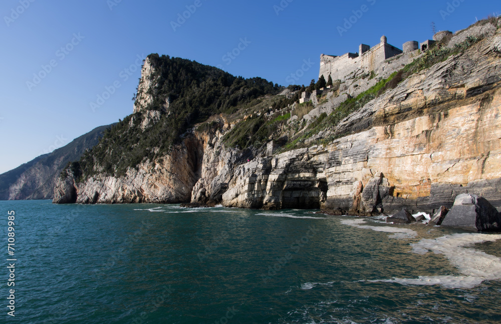 Portovenere: the cave of Lord Byron