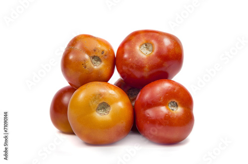Pile of red tomatoes