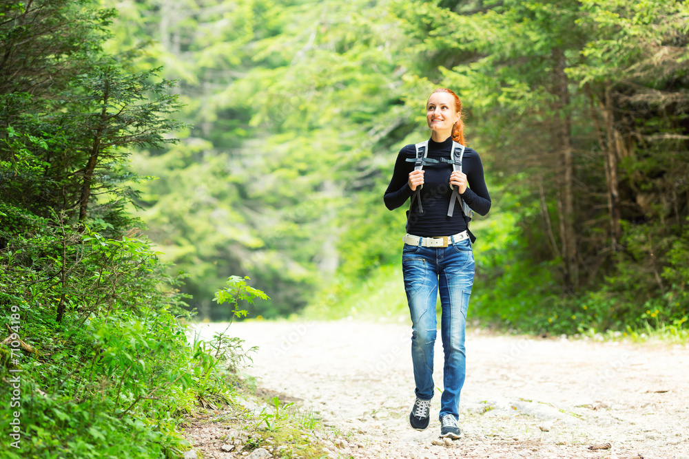 Girl in the forest Girl in the forest