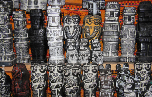 Traditional Aymara ritual figures, Witches Market photo